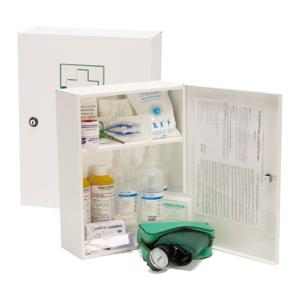 Armoire à pharmacie avec kit de premiers secours 2 employés ou plus