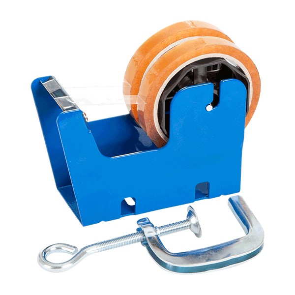 Dévidoir de bureau avec serre-joint
