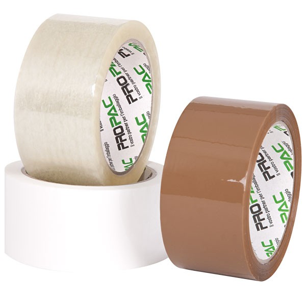 RUBAN ADHESIF EN PE BLANC D=51MMX33M - PACK 3 ROULEAUX - Labor