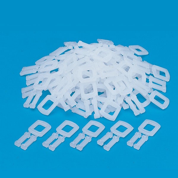 Boucles autobloquantes en plastique pour feuillard en PP
