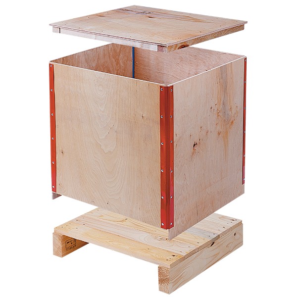 Caisse en bois contreplaqué