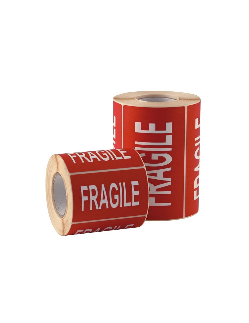 Étiquette FRAGILE - Etiquette d'expédition imprimée Fragile