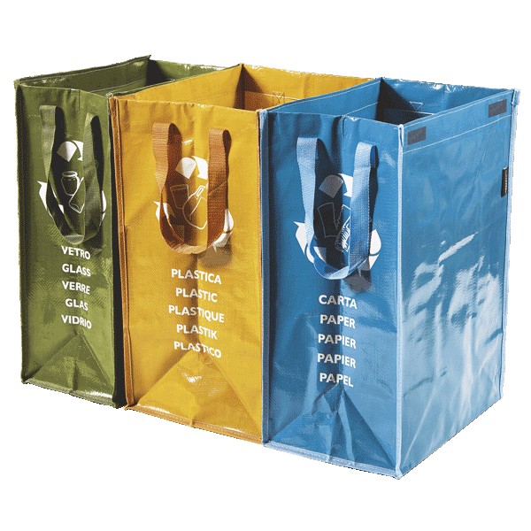 Kit - 3 sacs pour le tri sélectif