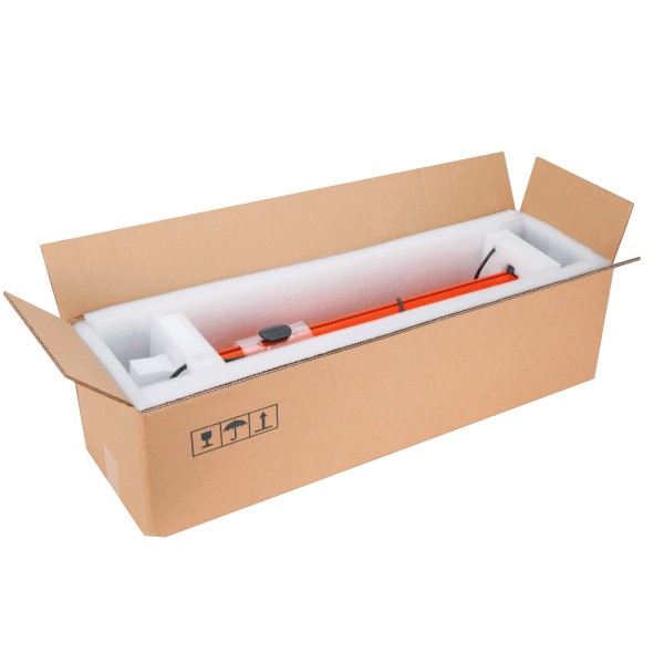 Caisse carton longue double cannelure
