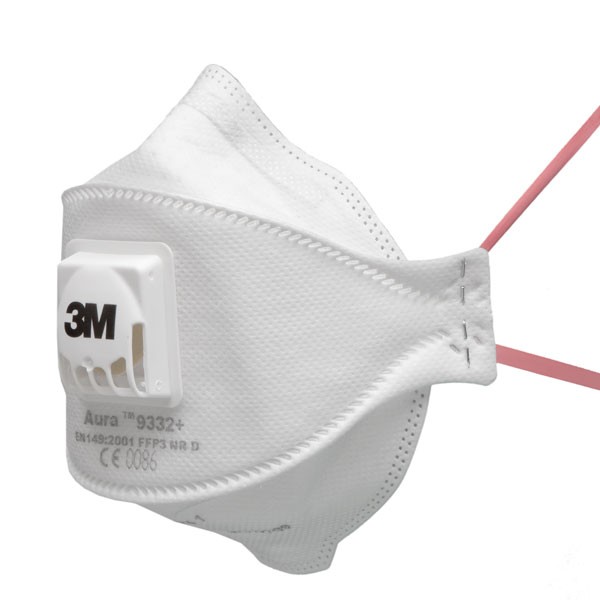 Facciali per polveri serie AURA 3M con valvola