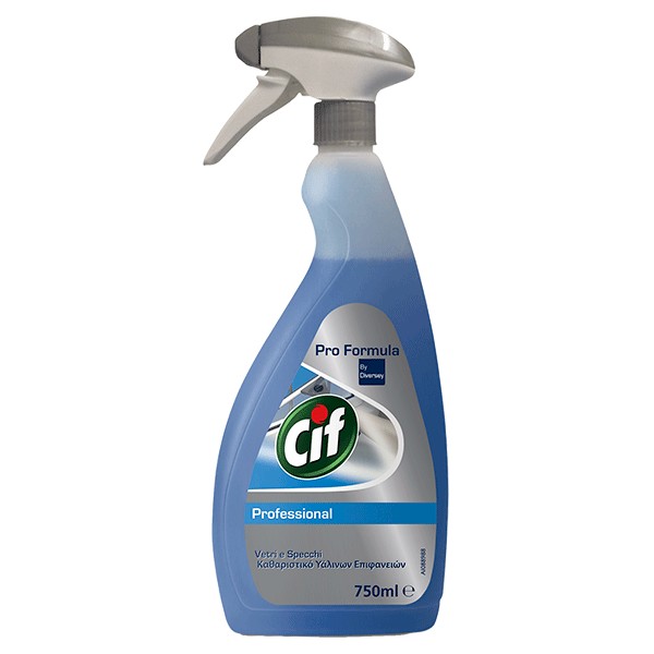 CIF Spray vetri e specchi professionale - Flacon -L- 0.75 - 