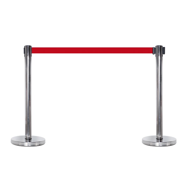 Poteau guide-file d'attente