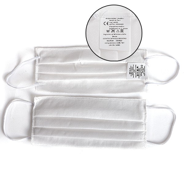 Masque de protection en TNT lavable et certifié CE