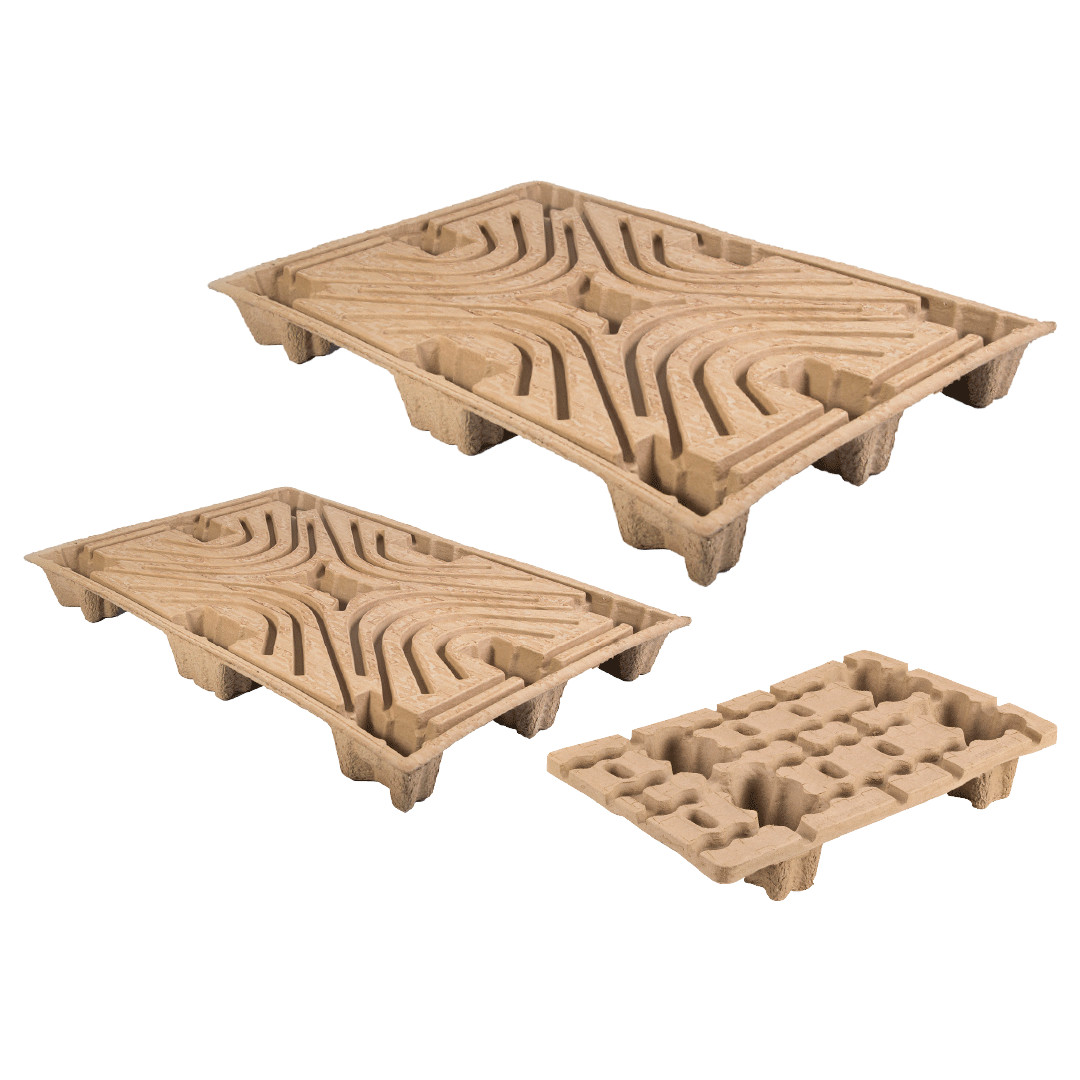 Pallet in polpa di cellulosa