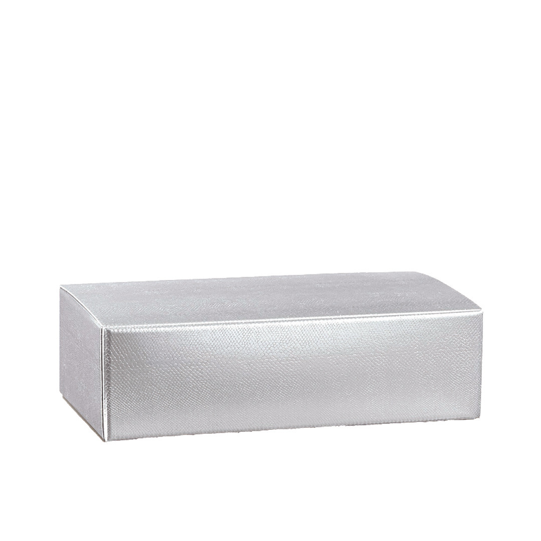 Scatole portabottiglie argento - Larghezza -cm- 34 - H -cm- 9.5 - Profondita -cm- 18 - 