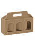 Boîte pour pots en carton canneté