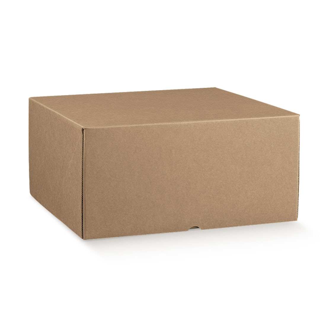 Boîte cadeau brune